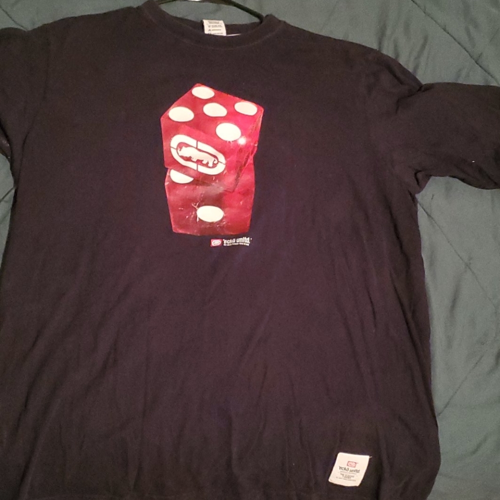 Mens black ecko United t shirt